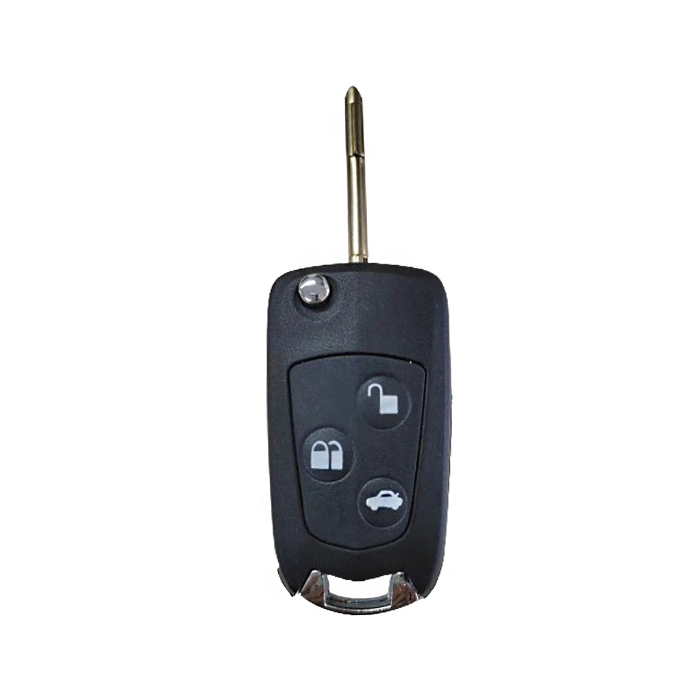 3 Buttons Fo21 Modified Flip Folding Car Remote Key Shell Fob Case For Ford Mondeo Focus Fusion Fiesta Galaxy Transit