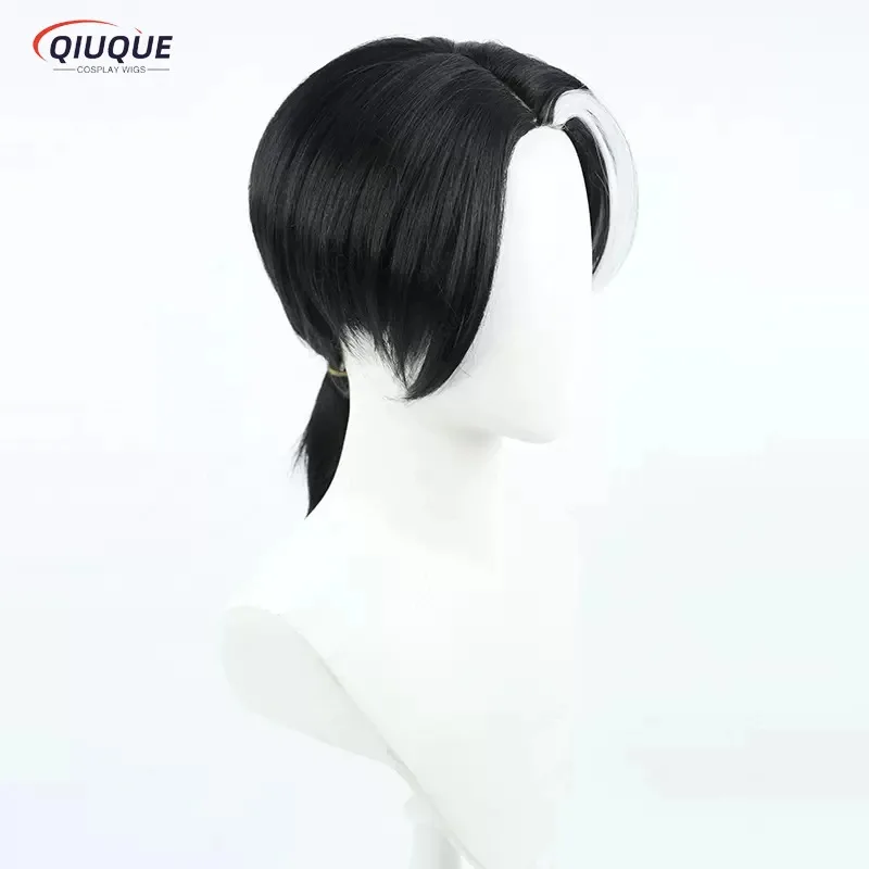 

COSda@Game Identity V Embalmer Aesop Carl Cosplay Wig Short Mixed Black White Heat Resistant Synthetic Hair Wigs + Wig CapCOSda@
