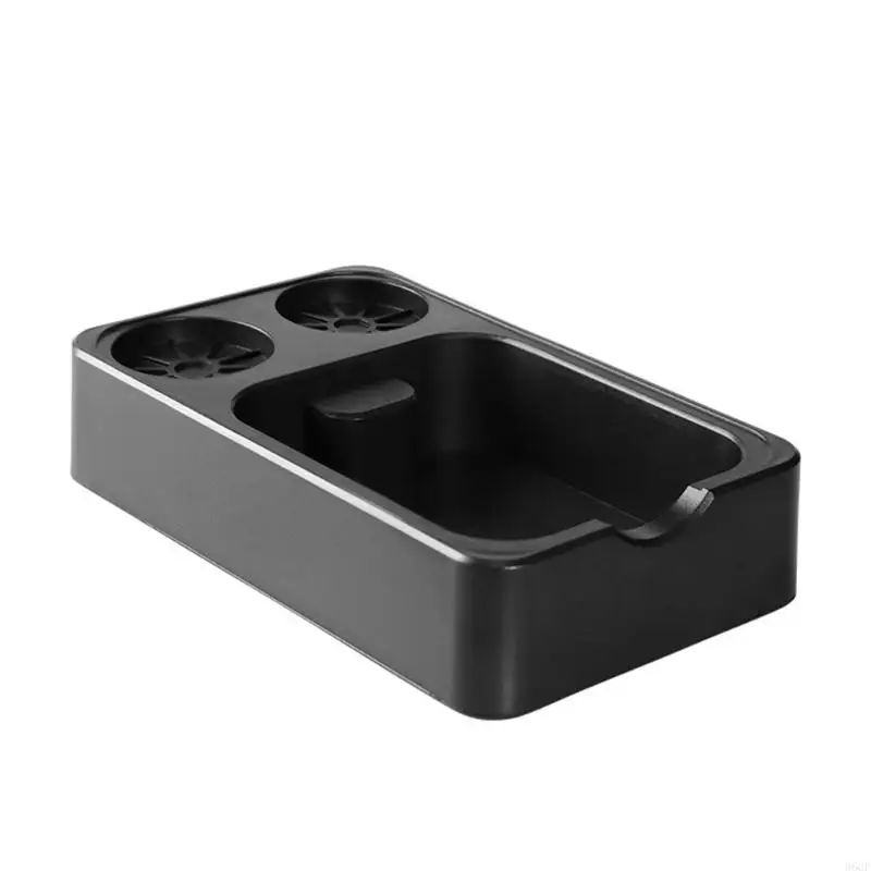 96GF Plastic Coffee Tamper Station Coffee Tool Holder Coffee Grounds Container