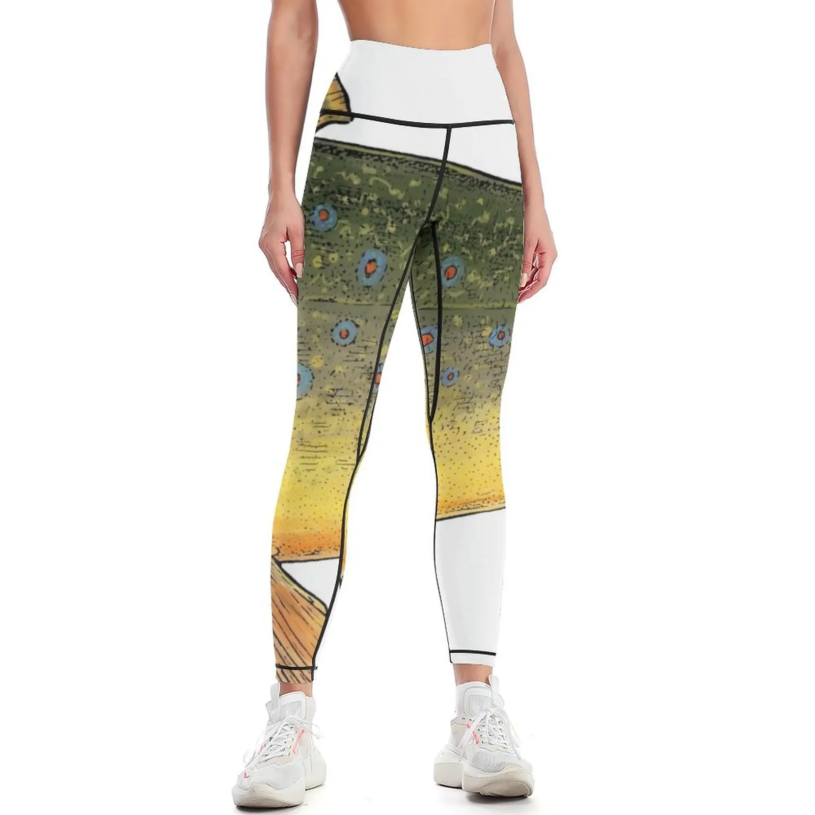 Arctic Char Leggings sport legging Fitness clothing Training pants Womens Leggings