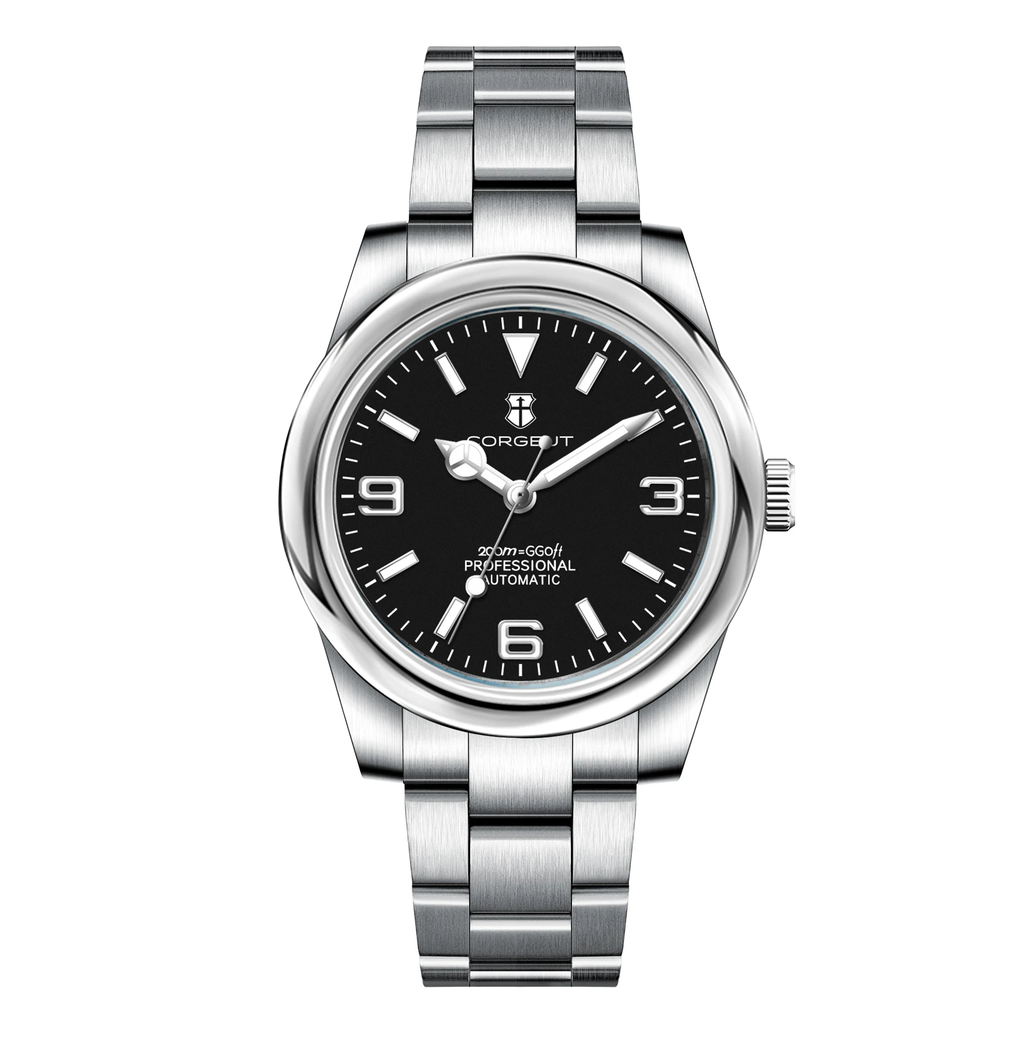 

Corgeut 36 мм 39 мм мужские часы NH35 автоматические механические с сапфировым стеклом роскошные наручные часы мужские часы для пар автоматические