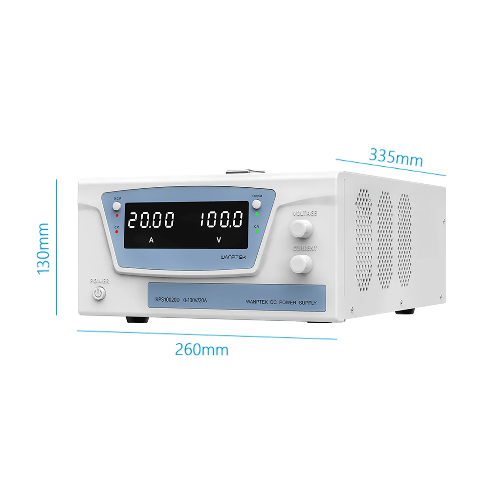 Imagem -03 - Wanptek-regulador de Tensão dc de Alta Potência Fonte de Alimentação de Envelhecimento 30v 100a 3000w 60v 50a