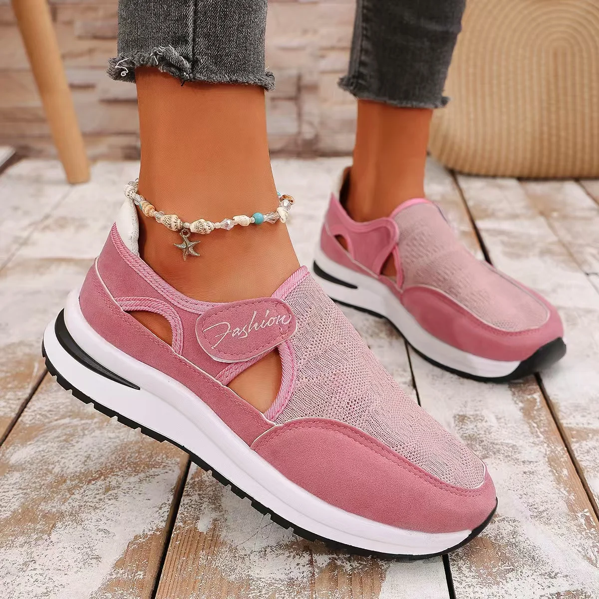 Mulheres sapatos casuais primavera outono respirável sapatos esportivos moda feminina tênis de plataforma ao ar livre sapatos casuais confortáveis