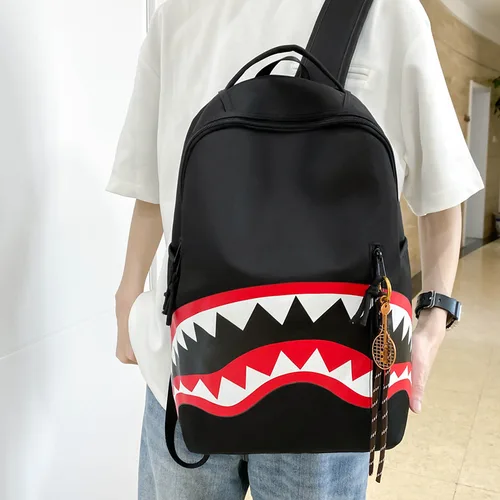 Imagen 2 del producto 2025 Mochila de nuevo estilo Mochila personalizada para estudiantes con grafiti Mochila unisex de tendencia de moda