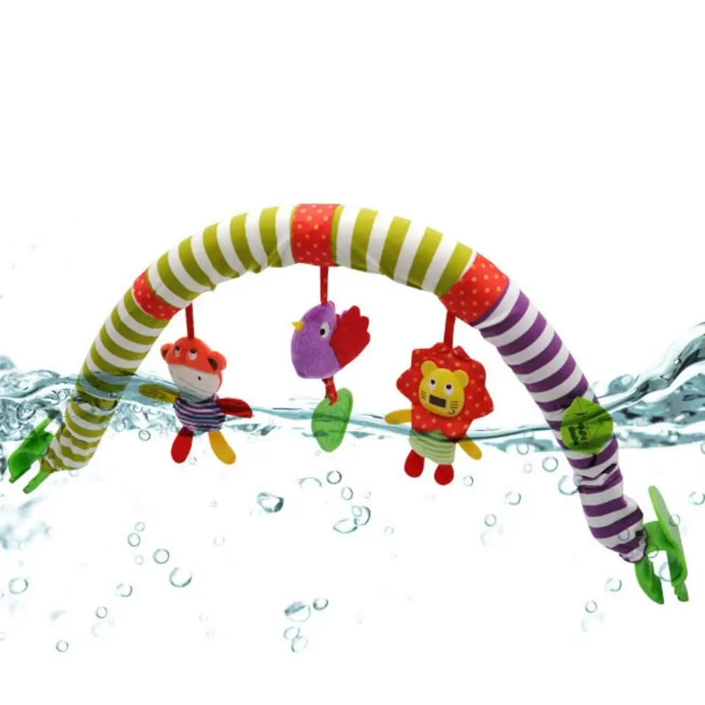 Hochets de berceau en coton PP, jouets en peluche musicaux, éducation précoce, poupée poussette, lit suspendu, pendentif cloche, jouet doux