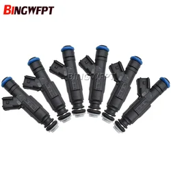 6PCS NEW 04854181 0280155784 Fuel Injectors Nozzle For Jeep- Grand Cherokee Wrangler 4.0L 1999 2000 2001 2002 2003 2004