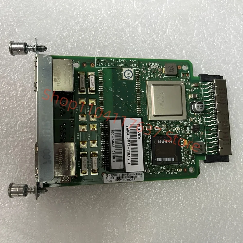 Normal function VWIC3-2MFT-T1 E1 interface module