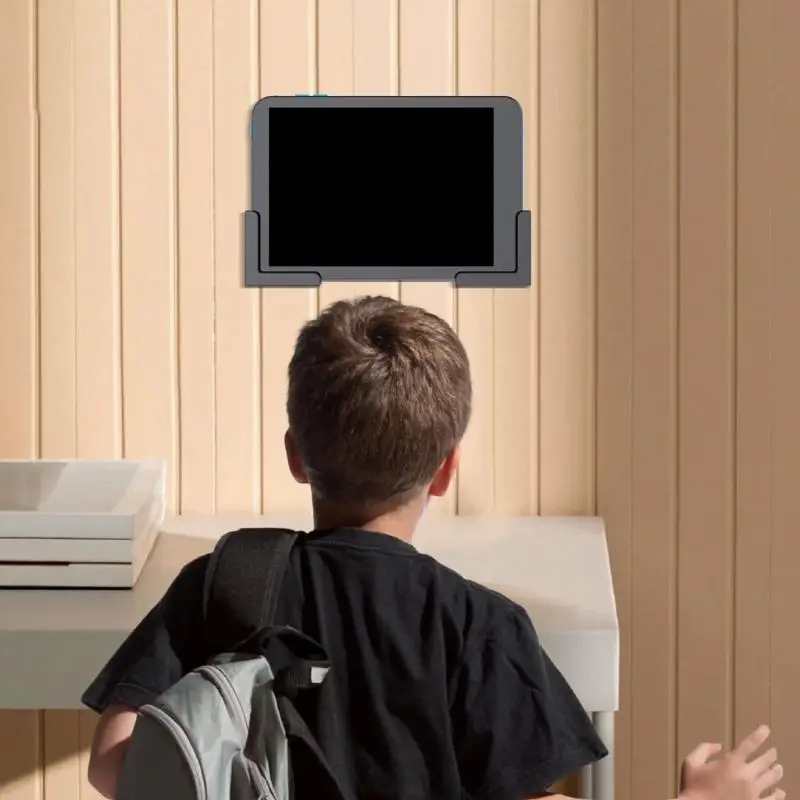 

652F Convenient Wall Mount Tablet Phone Stand Wall Holder for Tablets, Phones, and Remote Controls