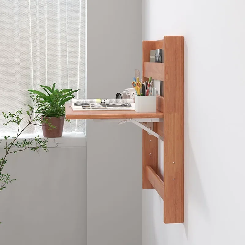 Design Folding Desk Solid Wood Minimalist Coffee Tables Creative Living Room Side Tables Modern Bedside Table Home Furniture image 3