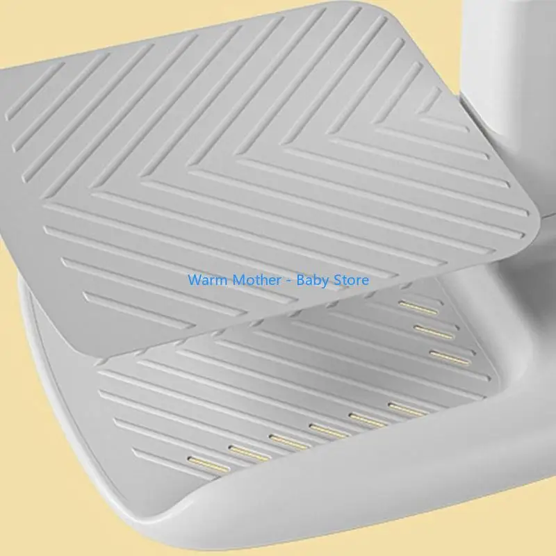 Estante baño pie para bebé dibujos animados con Base antideslizante, soporte ducha con forma pato encantador