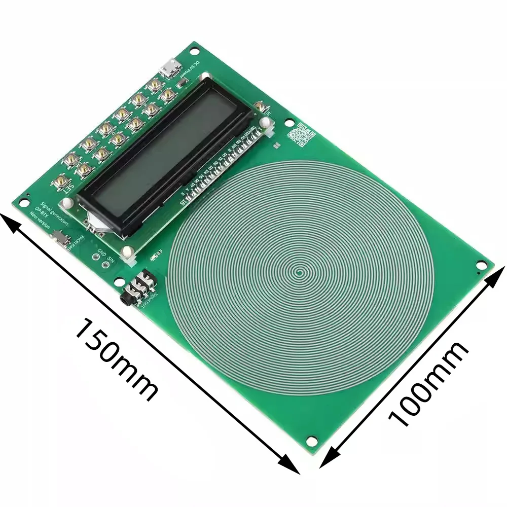 Signal Generator for For schumann Wave 7.83Hz Adjustable Pure Sine Output DC 5V Powered Compact Green PCB 155x105x26mm