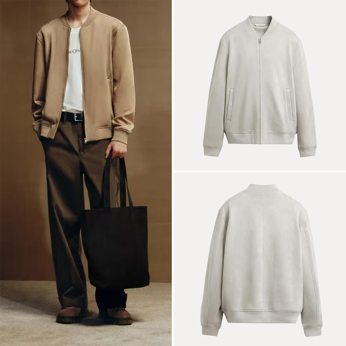 

Faionable Pilot Jaet, мужская облегающая универсальная верхняя одежда Personali, осень 2025 Z, молодежная повседневная молния со стойкой