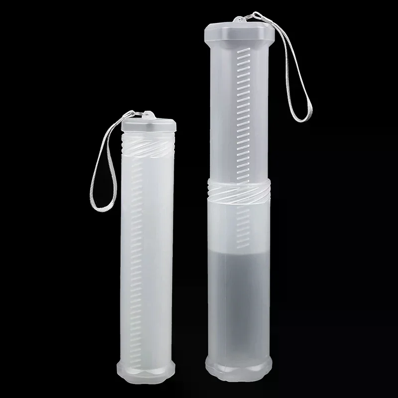 Portable Adjustable Pen Organizer Transparent Cylinder Shape Student Supplies Pencil Case Pen Holder PP