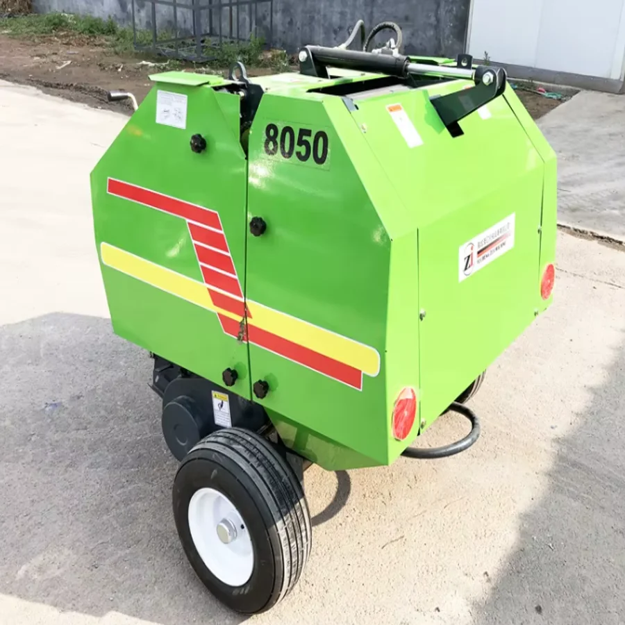 Low Price Agriculture Machinery Mini Round Baler Hay Straw Round Baler in Stock