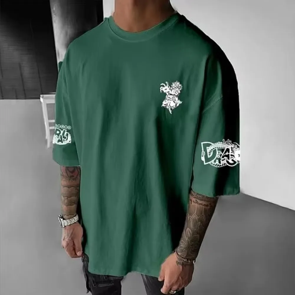 T-shirt da uomo estiva Dragon Ball Anime giapponese Broly Cotton Y2K Harajuku Ragazzi e ragazze Genitore Bambino Trendy Manica corta