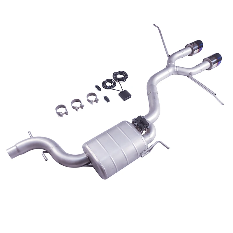 For Applicable to the 2005-2010 Volkswagen Golf 5/6 GTI 2.0T Stainless Steel Mid Rear Electronic Variable Valve Exhaust