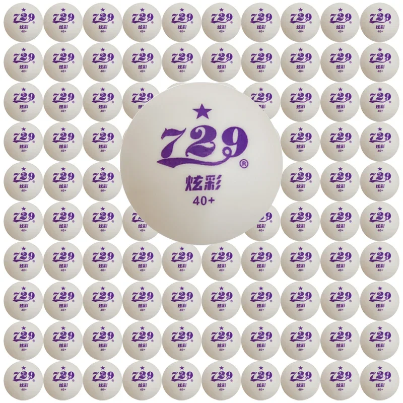 

729 Friendship Seamed Table Tennis Balls ABS New Material 40+ Ping Pong Balls Wholesale Training Competition for Serving Machine