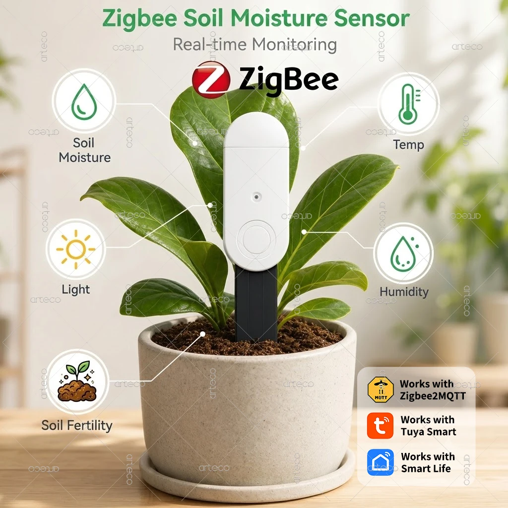 Zigbee 3.0 Akıllı Toprak Test - Smart Garden Home Assistant incelemesi ve fiyatı