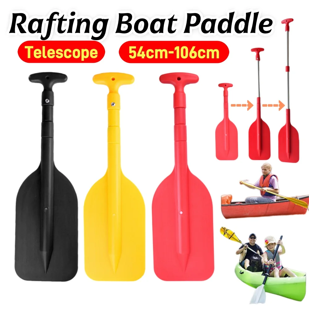 

Retractable Rafting Paddle Safety Portable Telescoping Rafting Accessories Retractable Boating Paddle for Water Sports