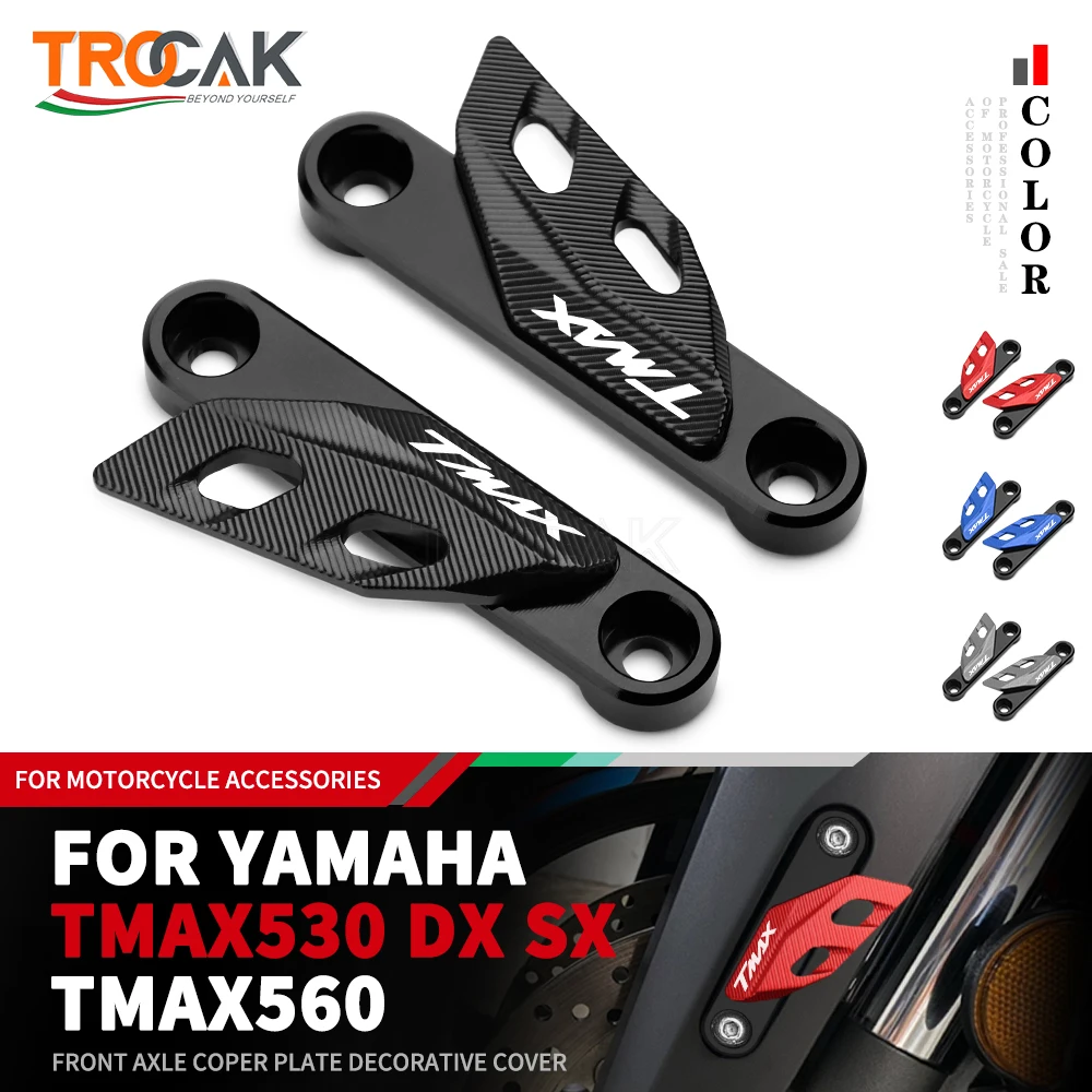 2023 Tmax560 TMAX530 cubierta de placa de eje delantero para Yamaha Tmax 530 TMAX530 SX DX 2015-2019 T MAX 560 Techmax TECH Coper decorativo