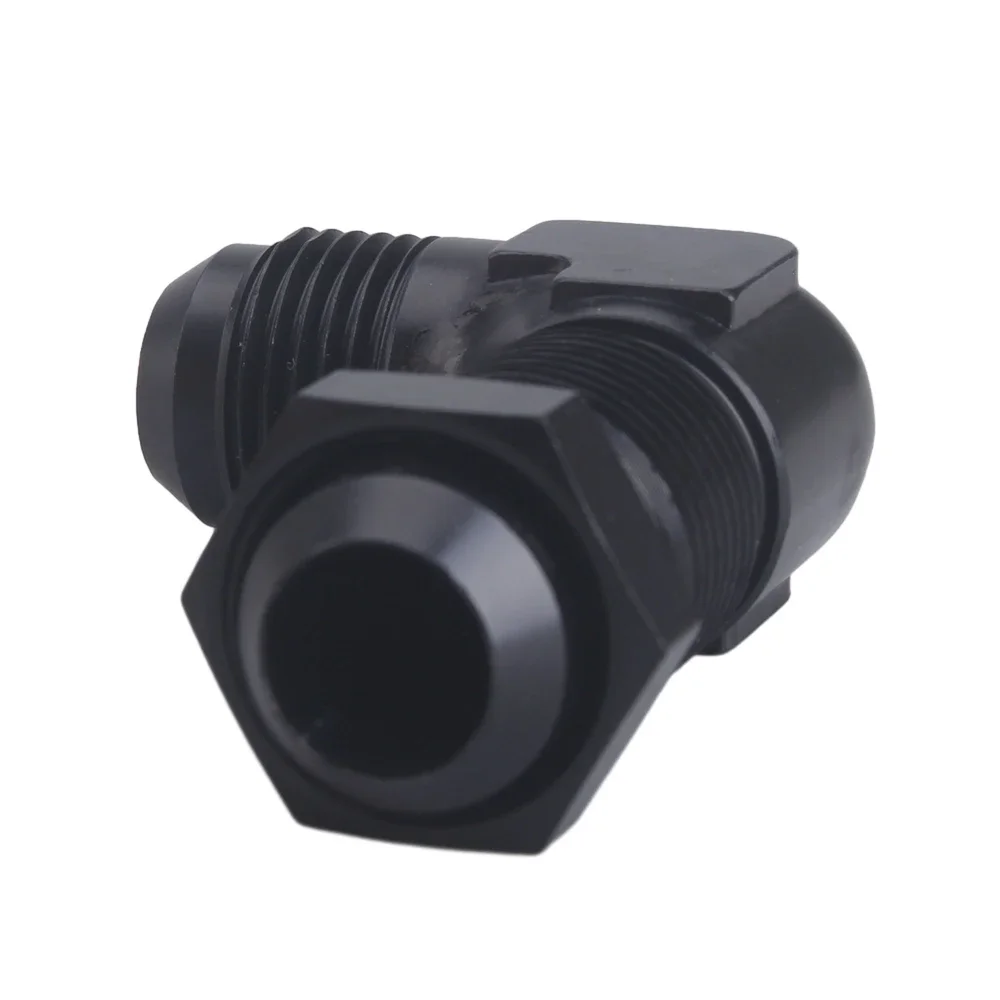 0 stopni 90 stopni AN6 AN8 AN10 Adapter złączki grodziowej 6AN 8AN 10AN Złączka do drutu Tab Rr Aluminium Czarny — zdjęcie 6
