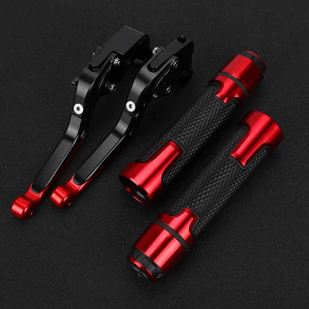 

For Honda NC750S NC 750 NC750 S X 2014 2015 Accessories Motorcycle Adjustable Brake Clutch Levers Handlebar Hand Grips ends kit