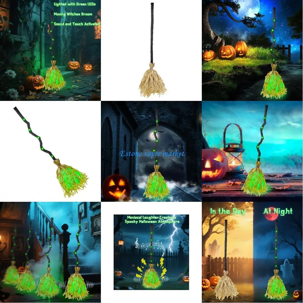 

090B Dancing Conjuring Brush Stay Highlighting Realistic Motion and Eerie Sound Consequences Inside Use