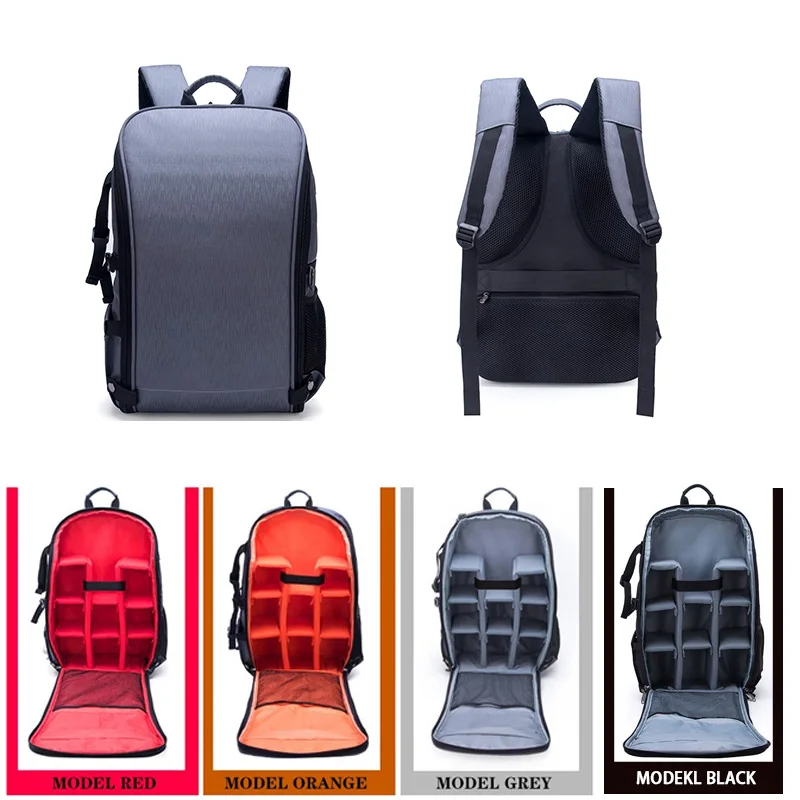 JINNUOLANG Cameratas waterdichte en slijtvaste outdoorfotografietas, schokbestendige digitale drone-rugzak met grote capaciteit