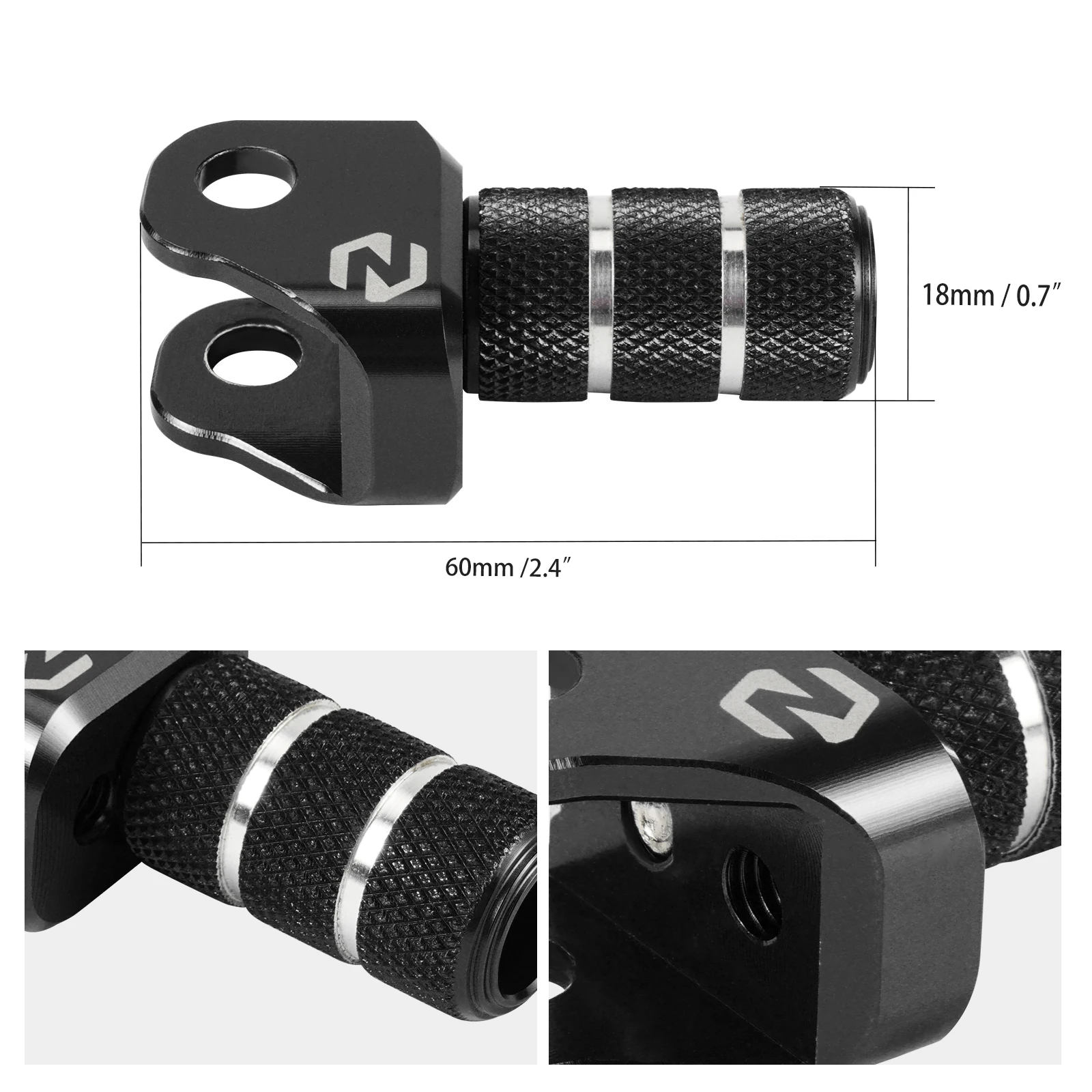 NICECNC For Suzuki DRZ400SM DRZ400S DRZ400E DRZ400 2000-2024 Adjustable Shift Lever Tip Folding Brake Pedal Tip DR-Z 400 E S SM