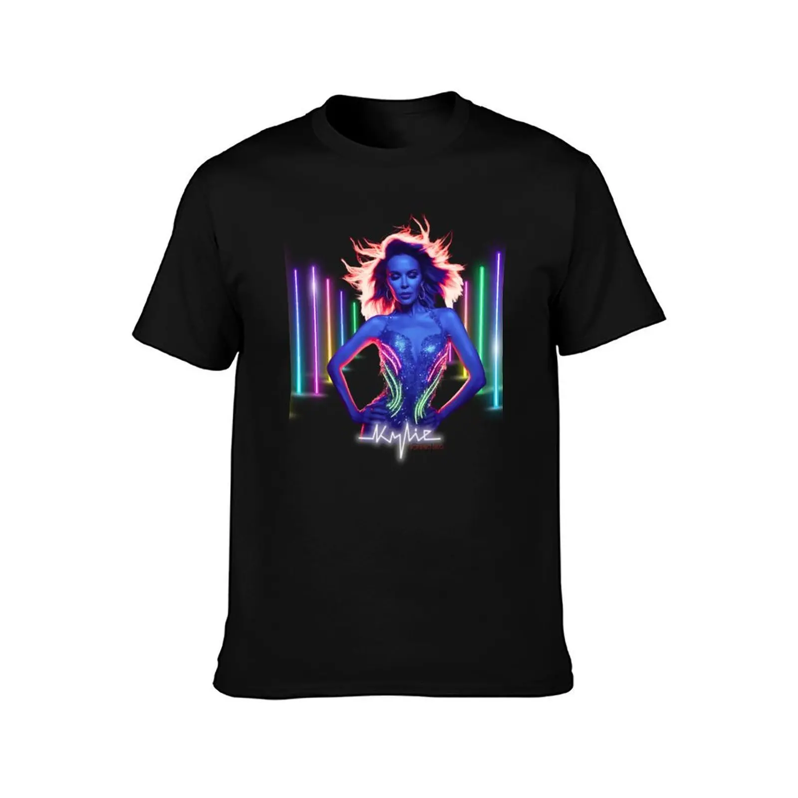Kylie Minogue - Vegas HIgh - Tension Tour T-Shirt, Summer Casual Cotton Tee, Oversized Streetwear Tops, Vintage Graphic Print