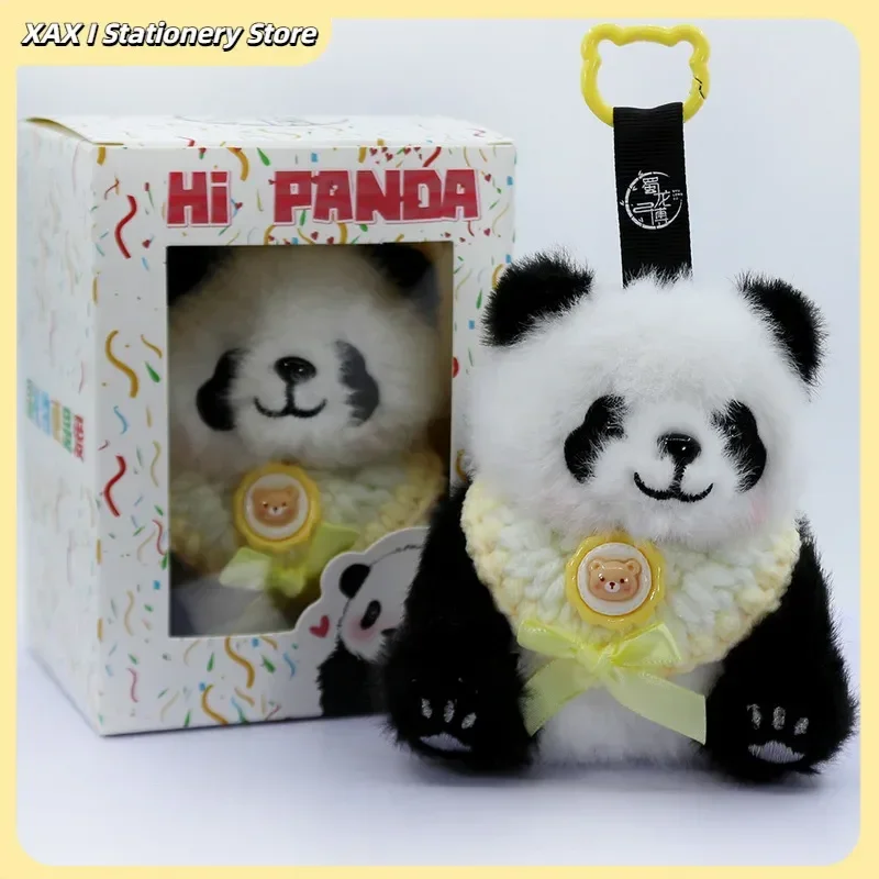 

Official Chengdu Panda Base Plush Keychain - Huahua Fu Bao Qi Zai Panda Charm With Backpack Clip, Cute Animal Gift