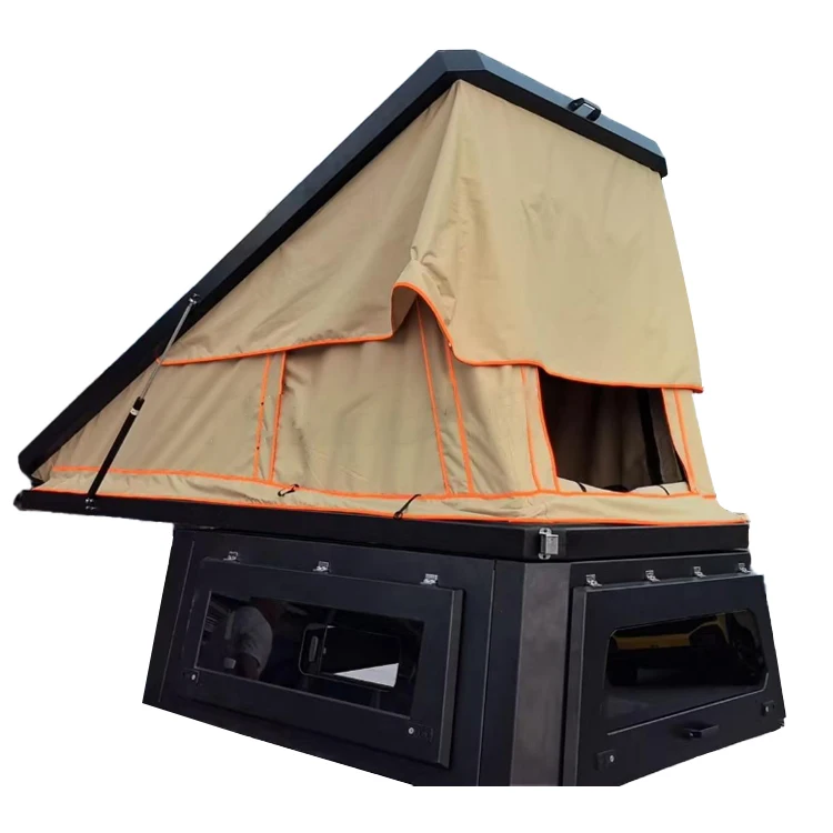 

Factory Custom OEM 4x4 Anti Theft Truck Camper Universal Canopy Pickup Hardtop Aluminum Canopy with Roof Tent