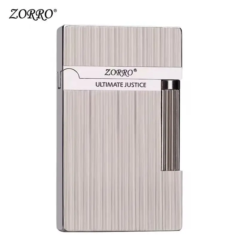 Zorro Original  Genuine Kerosene Loud Sound Lighter Steel Wire Drawing Gasoline Engine Smoking Pipe Gift for Men