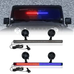 48LED LED Strobe Lights Car front rear windshield Emergency Flashing Warning light Auto Roof Top Flash Lamp Car Light Assembly