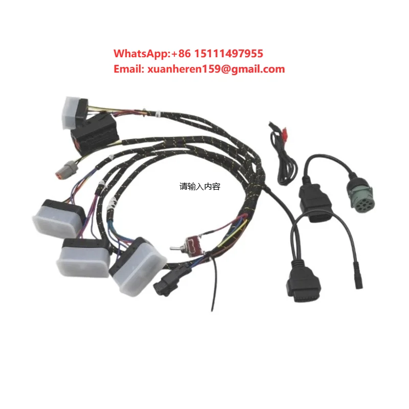 Diesel ECM Flashing & Testing Harness With Reserved Expansion Port, Compatible With CM500A CM500B CM2670 CM2150 CM2620 CM570