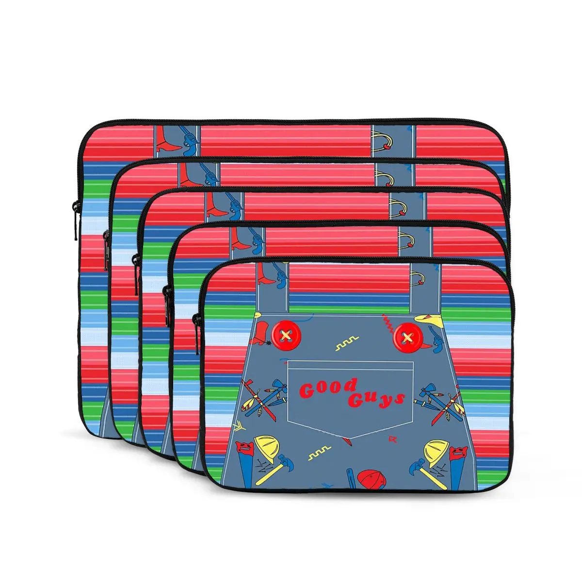 

Good Guys Child's Play Chucky Killer Doll Overalls Notebook Laptop Bag Case Pouch For Macbook Air Pro Tablet Shockproof Case Bag
