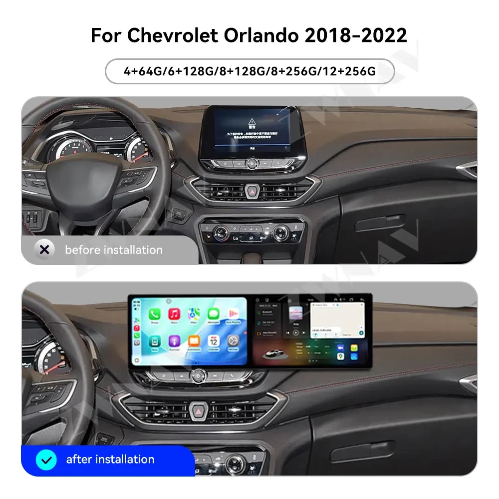 CarPlay GPS Navigation Dual 10.1