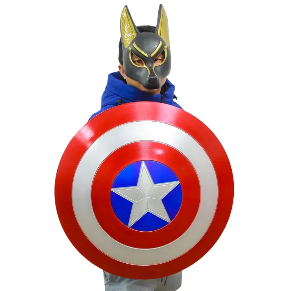 

Cos Superhero 57cm 1:1 Captain America Shield model ABS Plastic Shield Movie Cosplay Costume party Halloween Gift