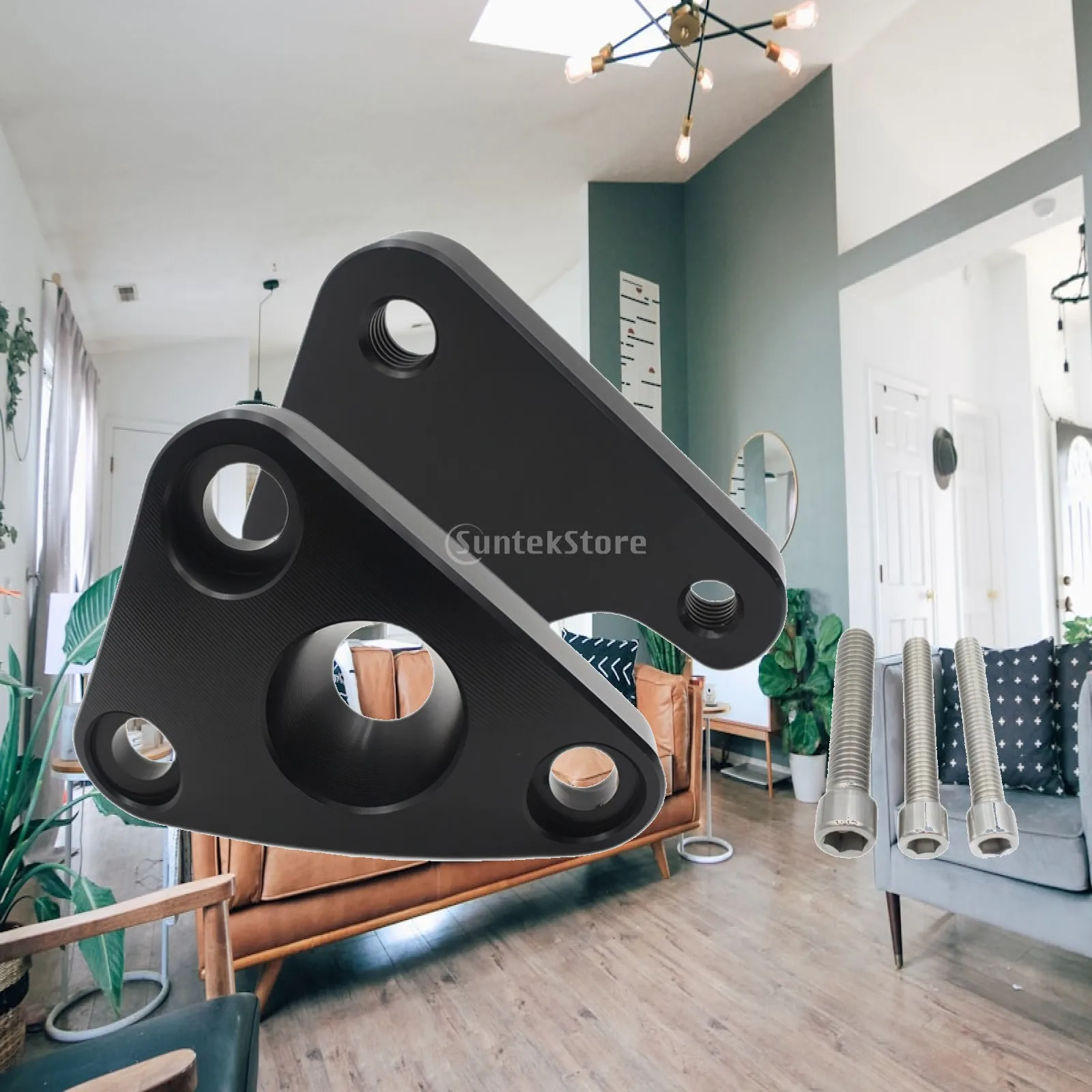 Rear Lowering Link Compact 7.3x5.8cm Aluminum Alloy Performance Kit for VESPA Primavera150 Riders