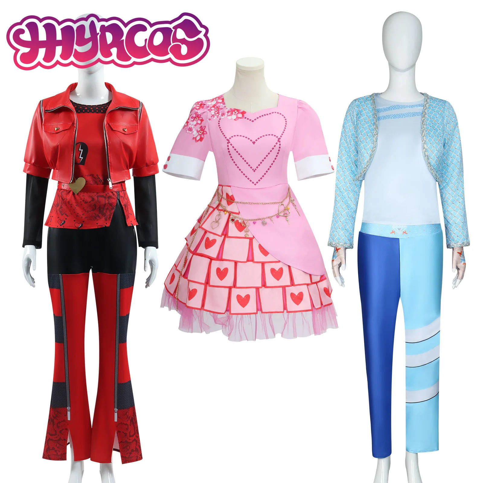 Movie Descendants Cosplay Costume Queen Dress The Rise of Red Cosplay Clothing Anime Red Uliana Clothe Halloween Christmas Party