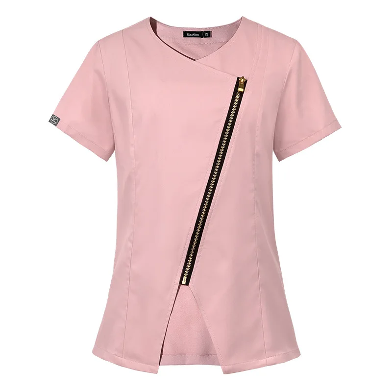 Short Sleeved Surgical Gown Set For Female Doctors And Nurses, SPA Beauty Salon Work Clothes, Summer Hand Brushing Clothes