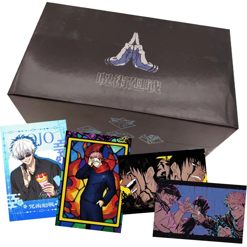 

Jujutsu Kaisen Collection Cards Gojo Satoru Ryomen Sukuna Fantasy Cool Combat Rare Hidden Card Bricks Anime Peripheral Toy Gifts