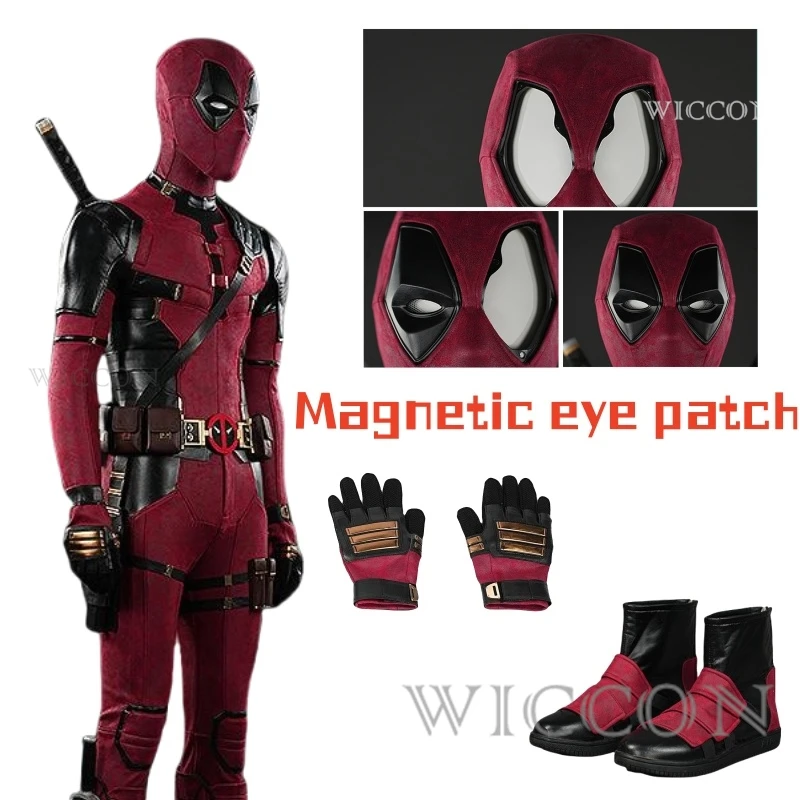 Deadpool 3 Cosplay Costume masque combinaison ceinture Halloween fête Costume tenue
