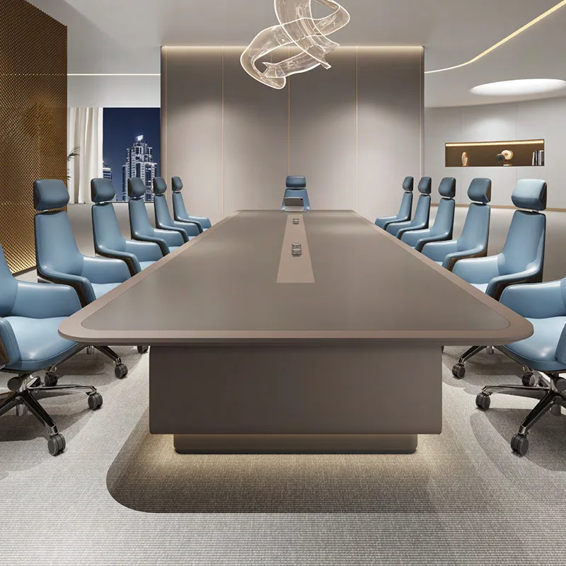 Premium Modern High-end Boardroom Conference Table With Expandable Functionality For Hotel Office Schools - Contemporary Design