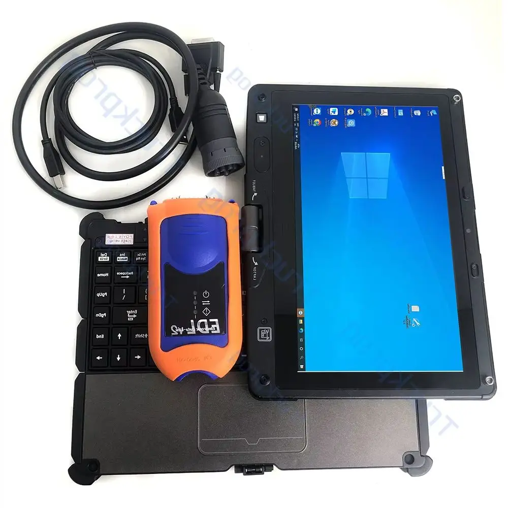 Getac V110 Laptop for EDL V2 Data Link Electronic Data Link Advisor Agriculture Tractor Construction Diagnostic Tool