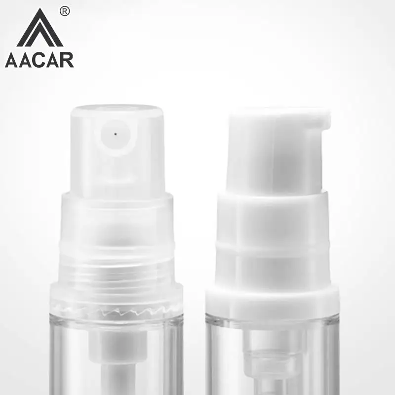 5/10/15ml Vacuum Bottle Press Liquid Foundation Lotion Eye Cream Empty Refillable Bottle Cosmetic Container Portable Makeup Tool