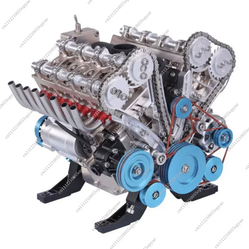 Resin Engine Model Ornament Eight Cylinder Engine Home Decor Creative Decoration Art Craft Sculpture