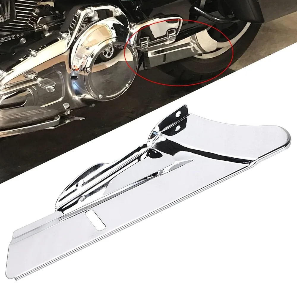 

Motorcycle Chrome Rear Lower Belt Guard Cover for Harley Touring FLHT FLHX FLHR FLTR 2009-2025