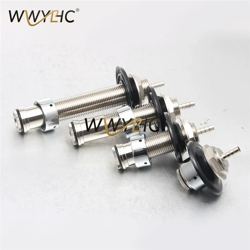 4-1/2 Inch Threaded Beer Faucet Shank Bar Wall Mount Draft Beer Dispensing Connector Homebrew Tap Replacement Parts