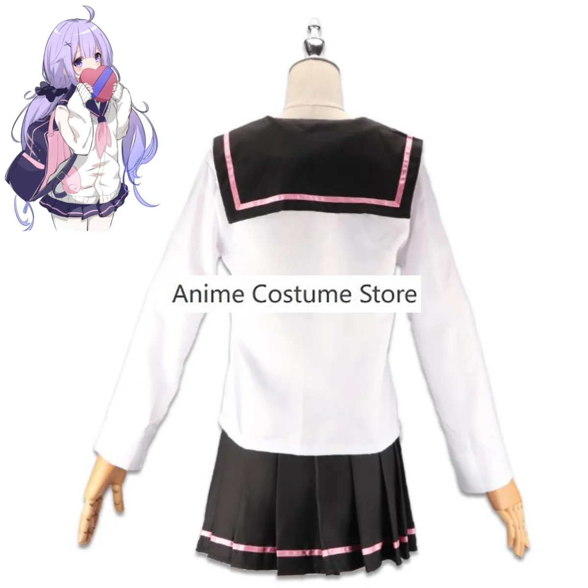 Костюм для косплея в виде единорога из игры «Ажур Лейн», трикотажная одежда, пальто, японская форма JK, юбка, парик, женский сексуальный кавайный костюм на Хэллоуин